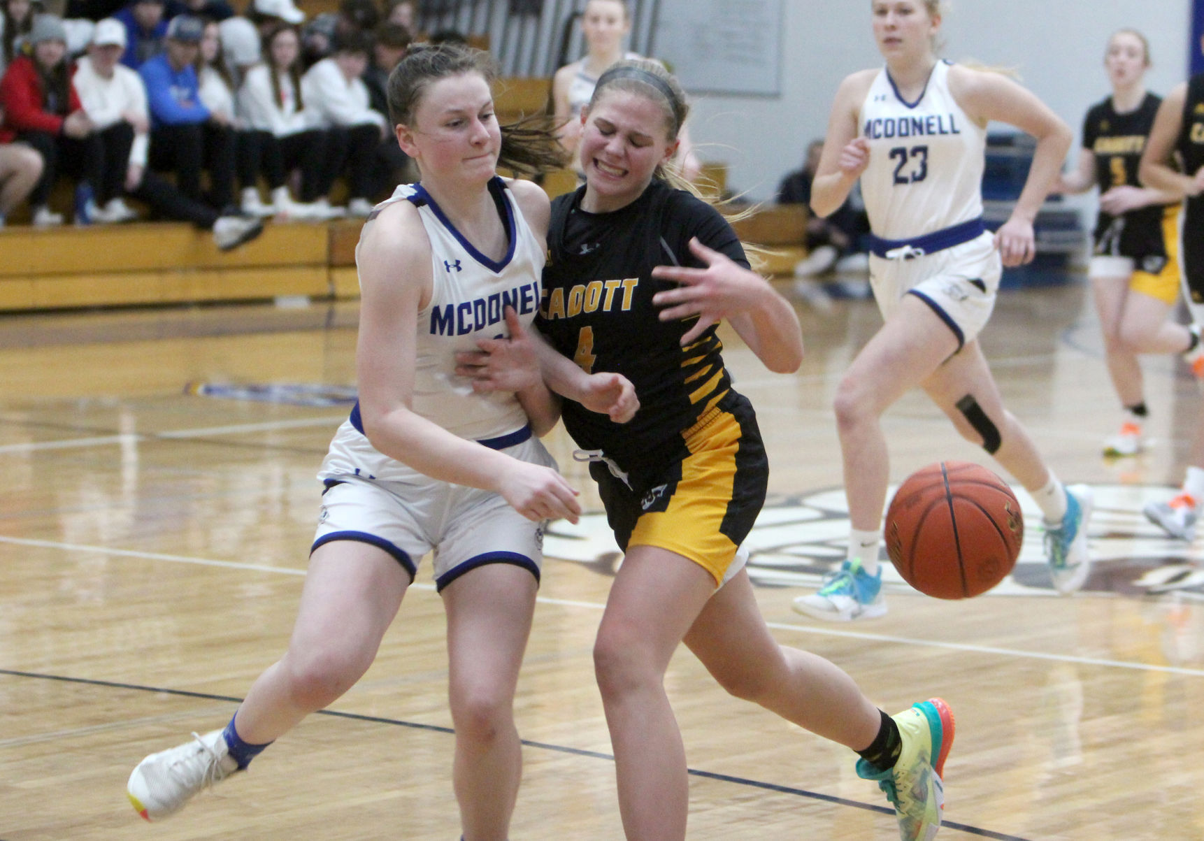 Cadott at McDonell girls basketball 1-11-22